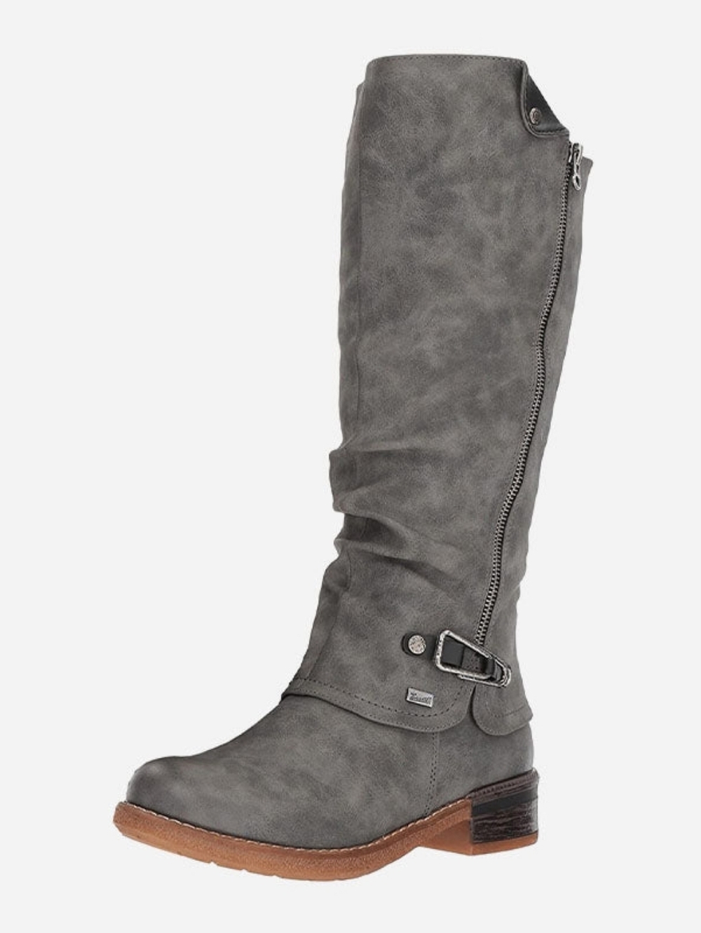 Rieker Women's Fabrizia 52 Smoke/Nero Boots